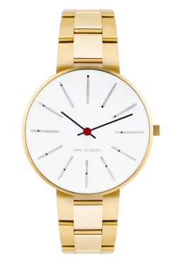 ARNE JACOBSEN BANKERS DOUBLE LÆNKE OG HVID SKIVE - 53107-1629