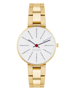 ARNE JACOBSEN BANKERS FORGYLDT LÆNKE 30MM. - 53113-1429