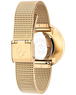 ARNE JACOBSEN BANKERS 34MM MED MESHREM MAT FORGYLDT -53109-1609