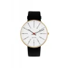 ARNE JACOBSEN BANKERS STÅL DOUBLE 40MM HVID SKIVE