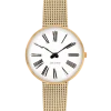 ARNE JACOBSEN ROMAN DAMEUR STÅL GULDDOUBLE 30MM - 53313-1409