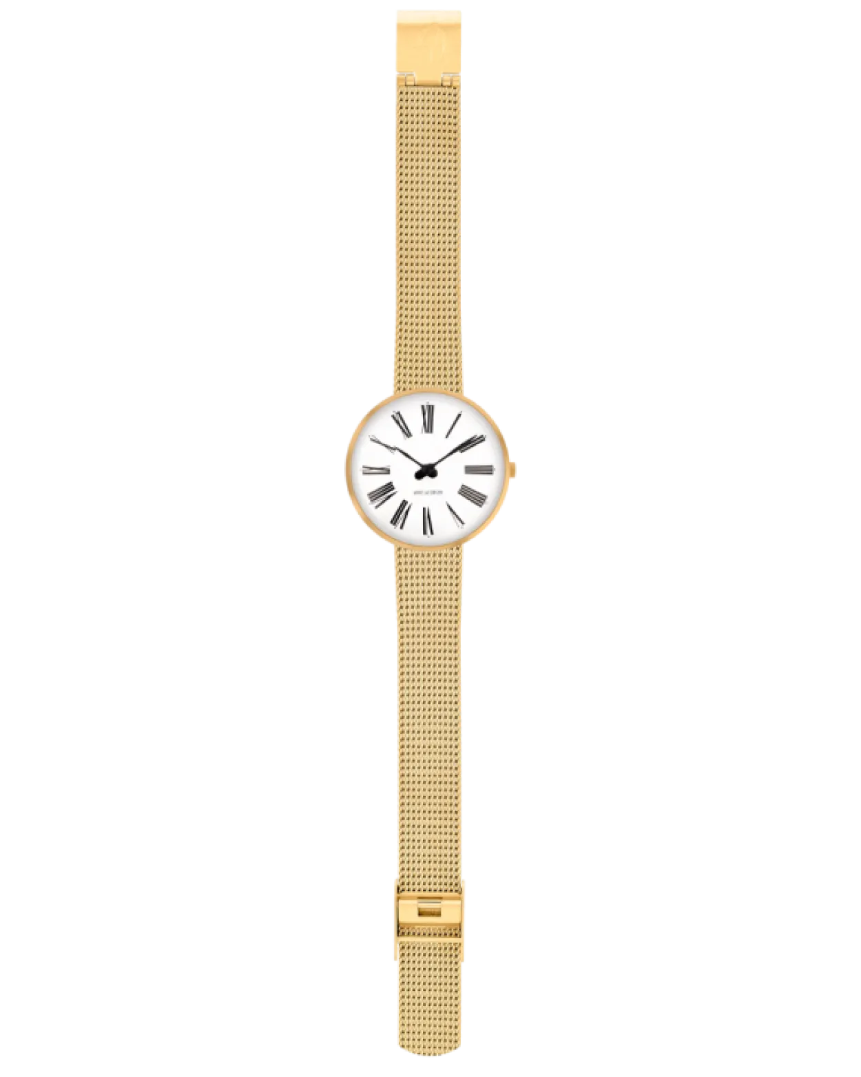 ARNE JACOBSEN ROMAN DAMEUR STÅL GULDDOUBLE 30MM - 53313-1409