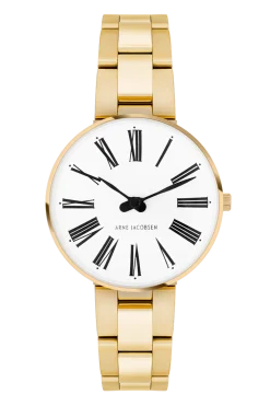 ARNE JACOBSEN ROMAN DOUBLE LÆNKE OG HVID SKIVE - 53313-1429