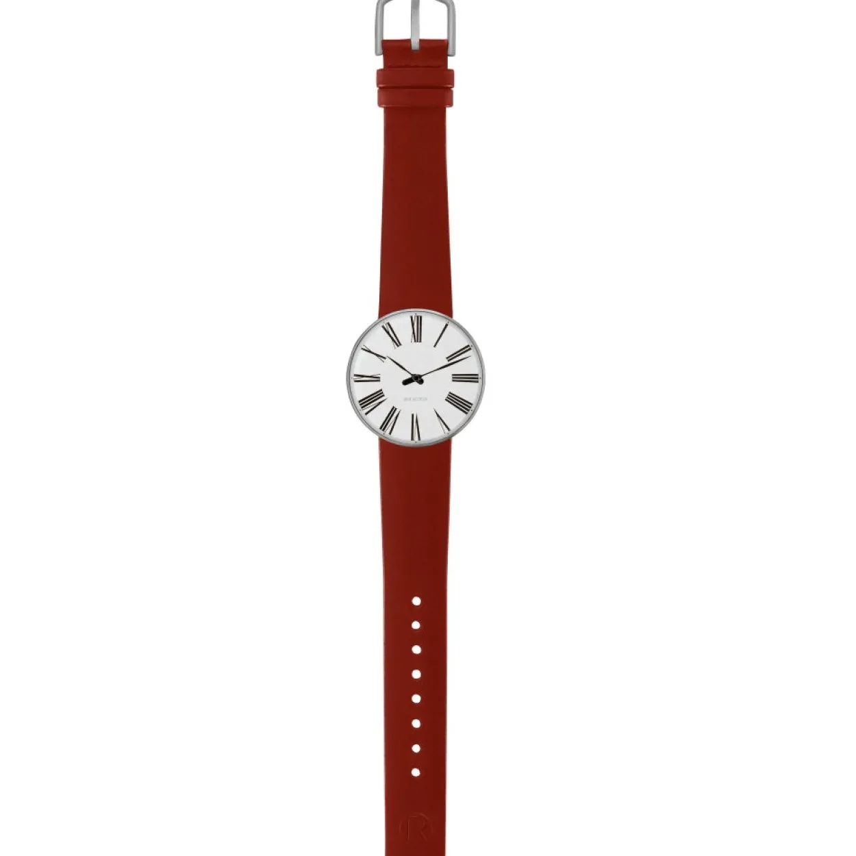 ARNE JACOBSEN ROMAN MED RØD LÆDERREM - 43472