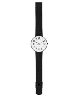 ARNE JACOBSEN UR STATION 40MM MED MESH - 53412-2010