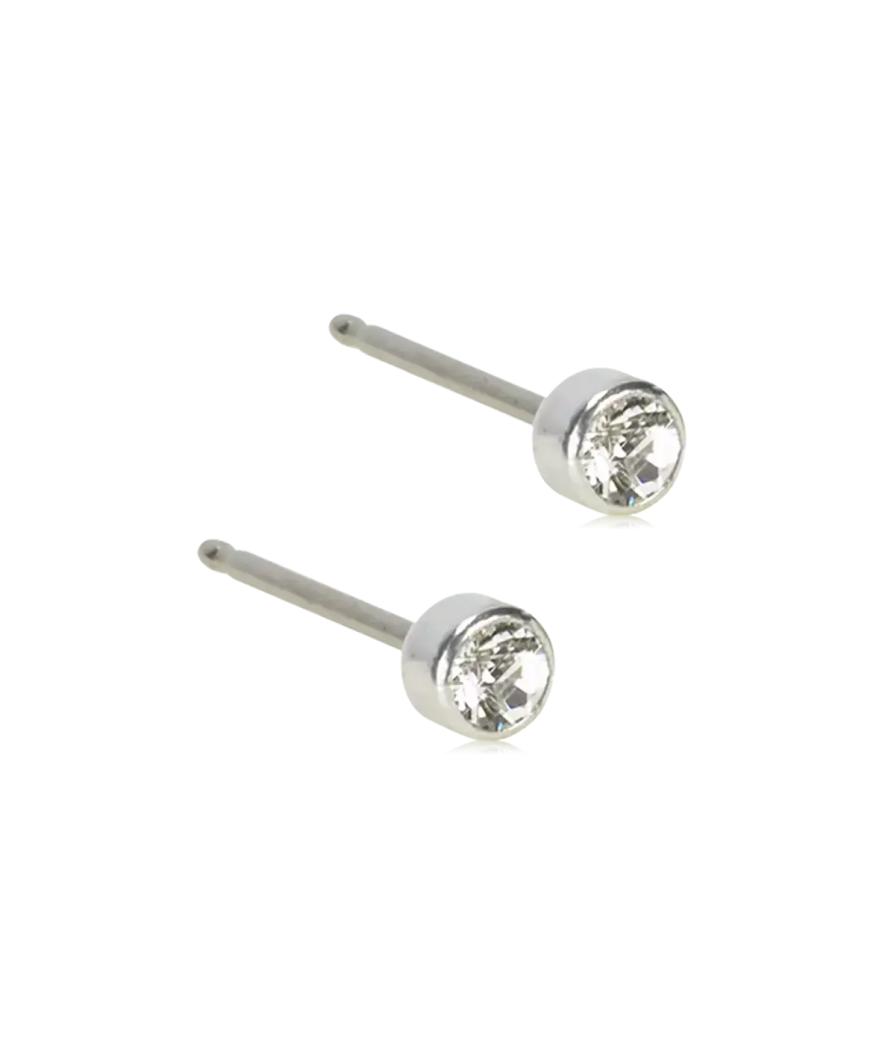 BLOMDAHL ØRERINGE TITANIUM BEZEL - 15-1402-01