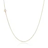 BNH ANKER FACET HALSKÆDE 8 KARAT GULD 0,40 TRÅD 38 CM - A804038F