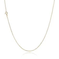 BNH ANKER FACET HALSKÆDE 8 KARAT GULD 0,40 TRÅD 38 CM - A804038F