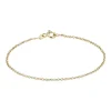 BNH ARMBÅND ANKER RUND I 8 KARAT GULD 18,5 CM - AR805018C