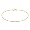 BNH ARMBÅND PANSER FACET I 8 KARAT GULD 17 CM - P804517F