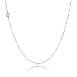 BNH HALSKÆDE ANKER FACET SØLV 42 CM - SA05042F