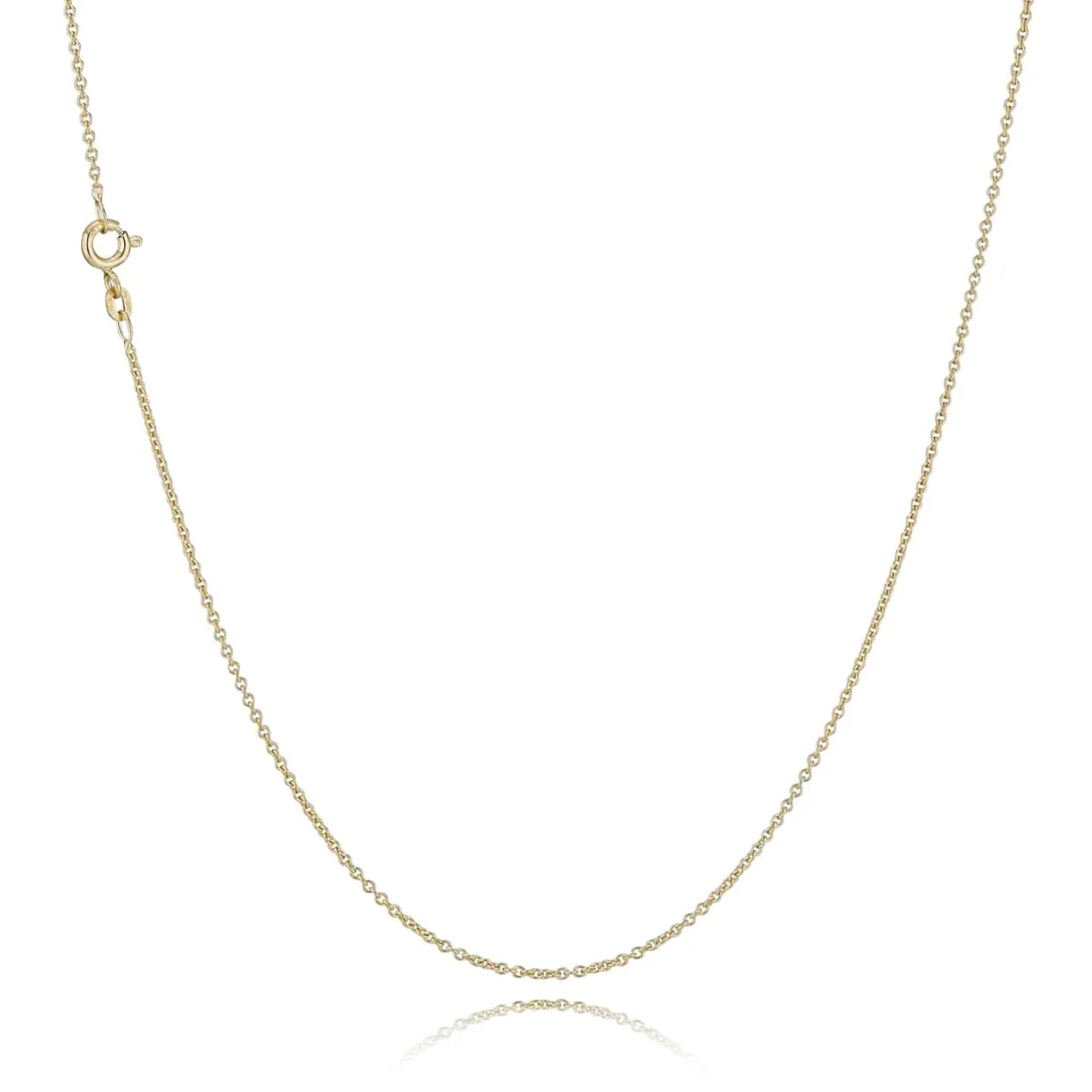 BNH HALSKÆDE ANKER RUND I 8 KARAT GULD 60 CM - AR803060F