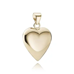 BNH HJERTE VEDHÆNG 14 KARAT GULD 19X19 MM - H141919
