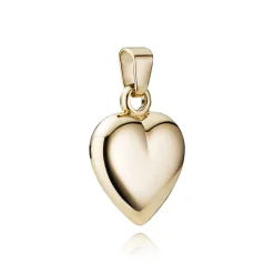 BNH HJERTE VEDHÆNG 8 KARAT GULD 7,5X7,5 MM - H8075075