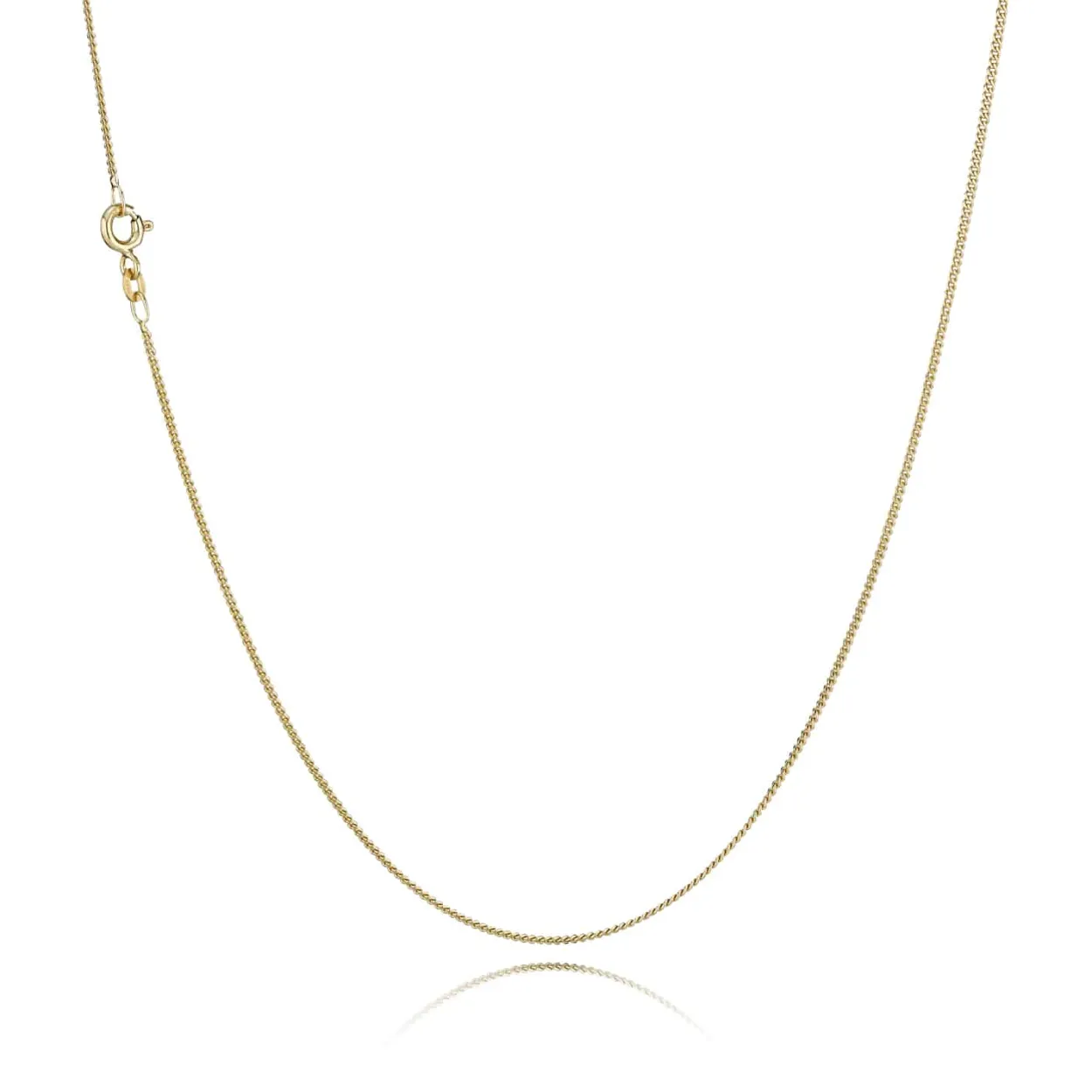 BNH PANSER FACET HALSKÆDE 14 KARAT GULD 2,1 MM BRED 50 CM - P1406550F