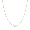 BNH PANSER FACET HALSKÆDE 14 KARAT GULD 0,35 TRÅD 45 CM - P1403545F