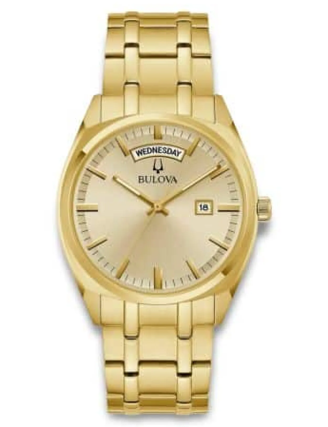 BULOVA SURVEYOR UR HERRE GULDFARVET 39 MM - 97C115