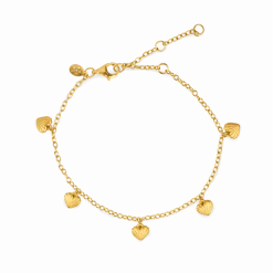 BYBIEHL ARMBÅND JUST LOVE SØLV FORGYLDT - 2-4503-GP