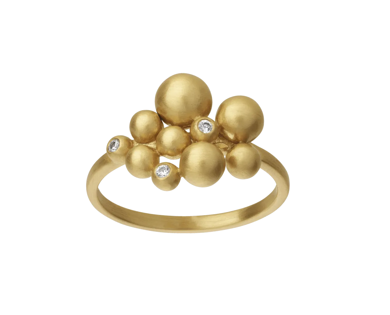 BYBIEHL PEBBLES RING FORGYLDT SØLV - 5-3801A-GP