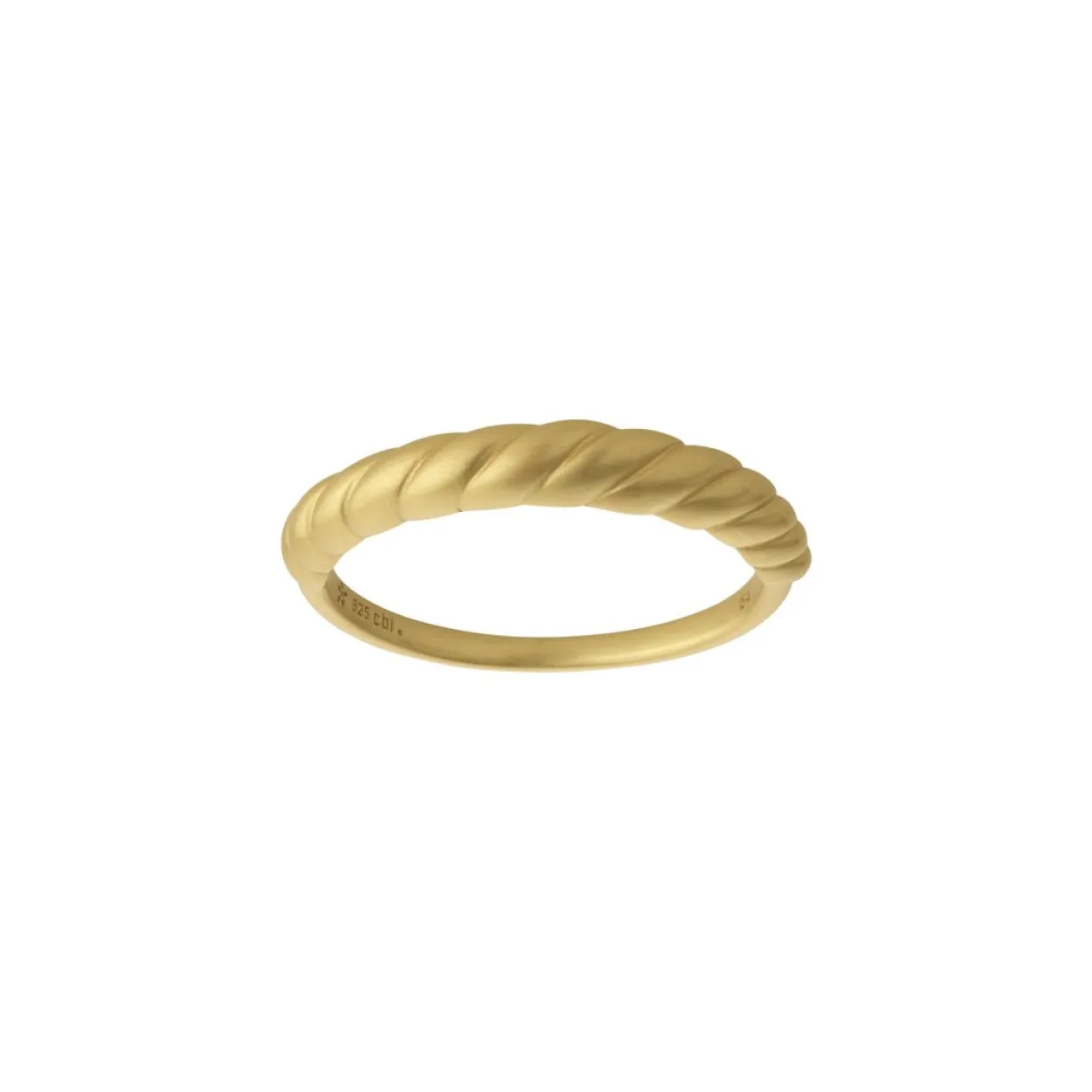 BYBIEHL SEASHELL RING SØLV FORGYLDT - 5-3602-GP