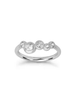 BYBIEHL STARDUST RING SØLV MED ZIRKONIA - 5-4607a-R