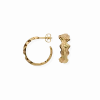 CAMILLE BRINCH BLURRY LAYERS HOOPS FORGYLDT SØLV - BLAHO-FG