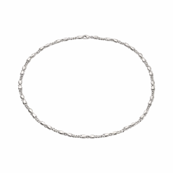CAMILLE BRINCH CHOKER CB LILLE SØLV HALSKÆDE PÅ 45 CM - LCBC-45