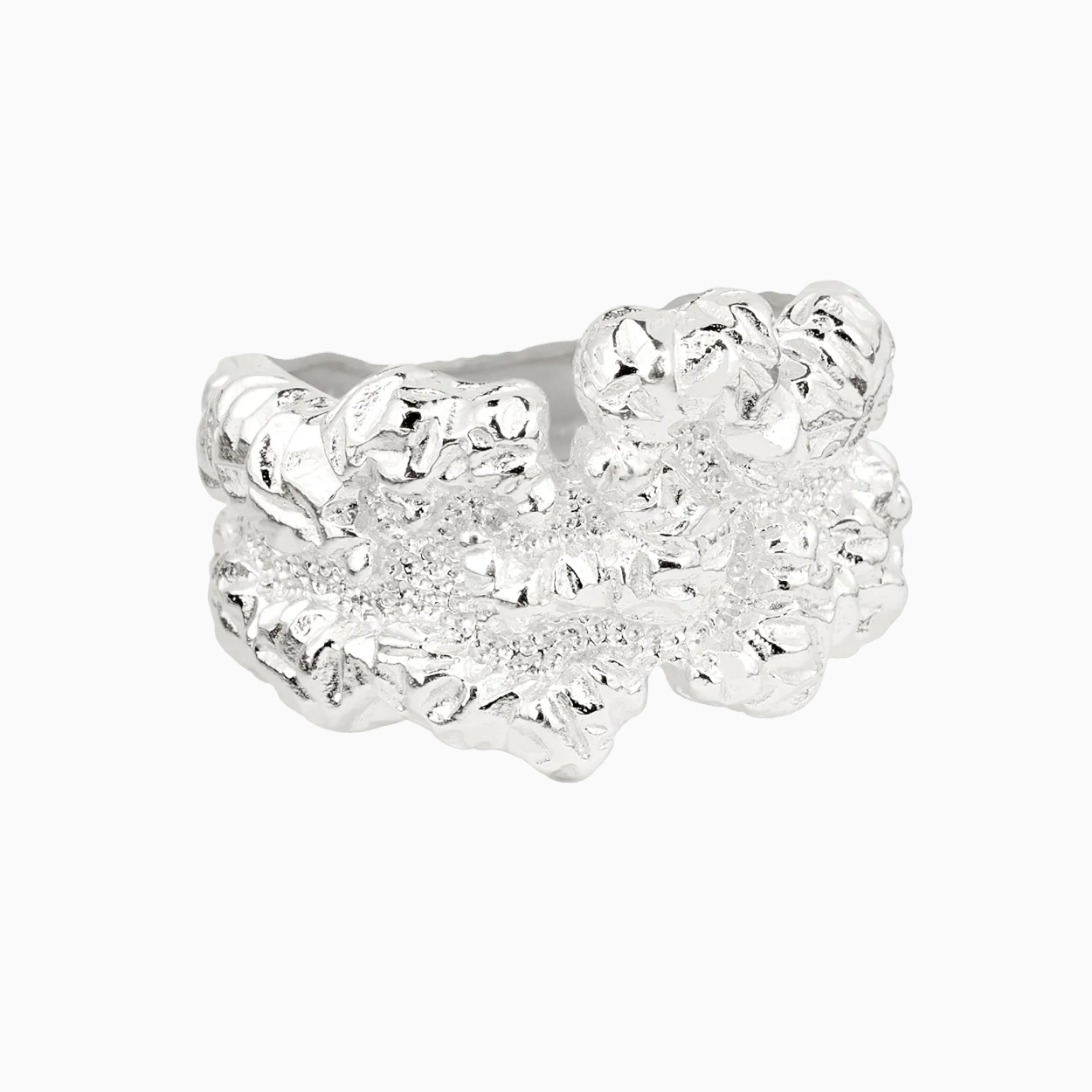 CAMILLE BRINCH LEVITATE CRUSH EVEN BIGGER RING SØLV - EBLCRR