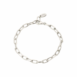 CAMILLE BRINCH LINK PUFFER ARMBÅND SØLV - LPUB-19