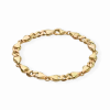 CAMILLE BRINCH MEDIUM ARMBÅND FORGYLDT SØLV 17 CM - MCBA-FG-17