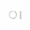 CAMILLE BRINCH MEDIUM DOTS HOOPS I SØLV - MDH