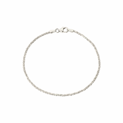 CAMILLE BRINCH MILLION DOTS ARMBÅND I SØLV 18-19 CM - MDB-18-19