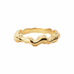 CAMILLE BRINCH SHINY SPARKLE FORGYLDT SØLV RING - SSPR-FG