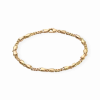 CAMILLE BRINCH SMALL CB ARMBÅND FORGYLDT SØLV 17 CM - LCBA-FG-17