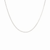 CAMILLE BRINCH SMALL ESSENTIA SNAKE HALSKÆDE SØLV - SESN-45