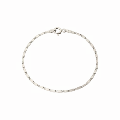 CAMILLE BRINCH SMALL ESSENTIA ARMBÅND SØLV 17 CM - SEB-17