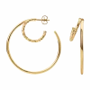 CAMILLE BRINCH STATEMENT TWIN ESSENTIA HOOPS FORGYLDT SØLV - STTEH-FG