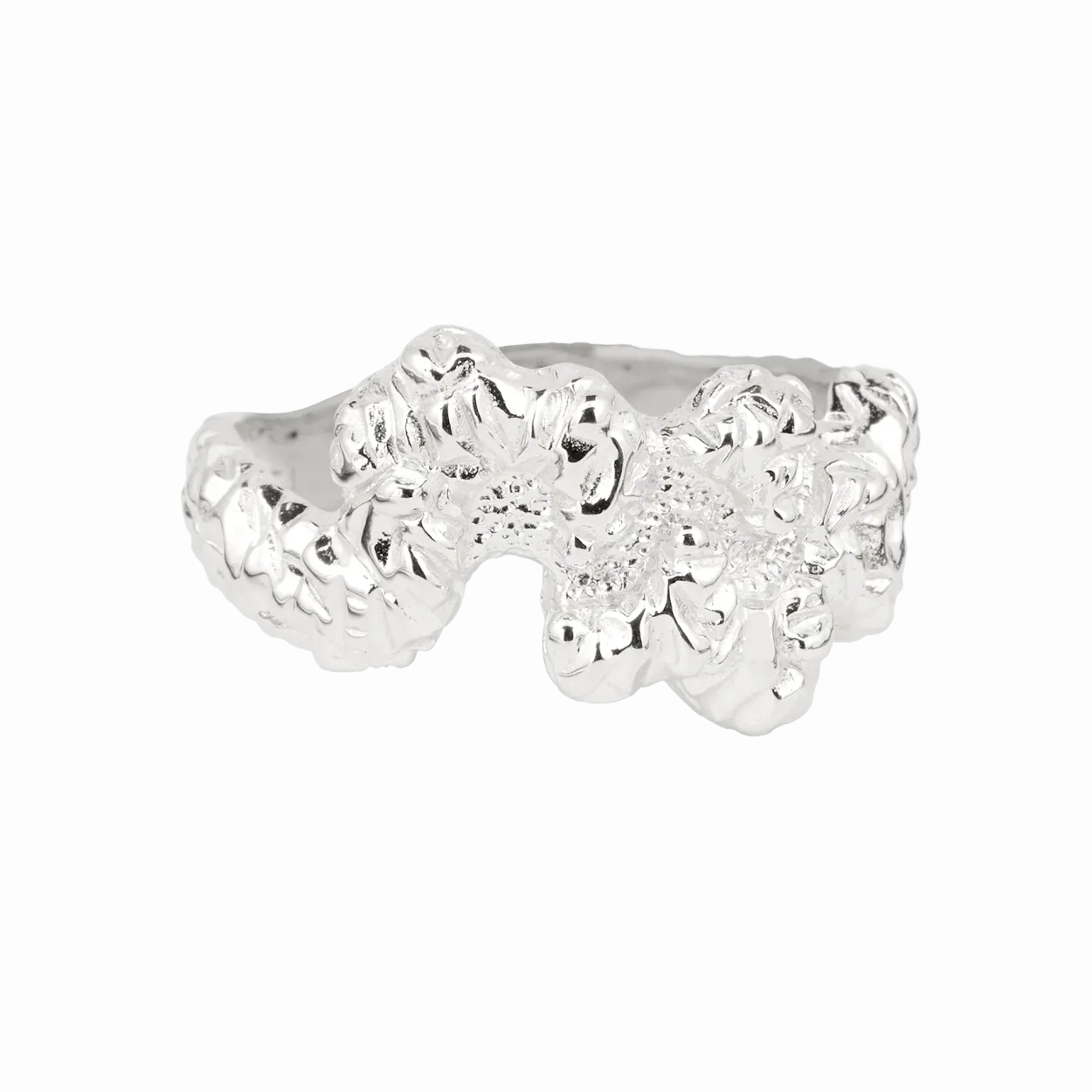 CAMILLE CAMILLE LEVITATE CRUSH RING SØLV - LCRR