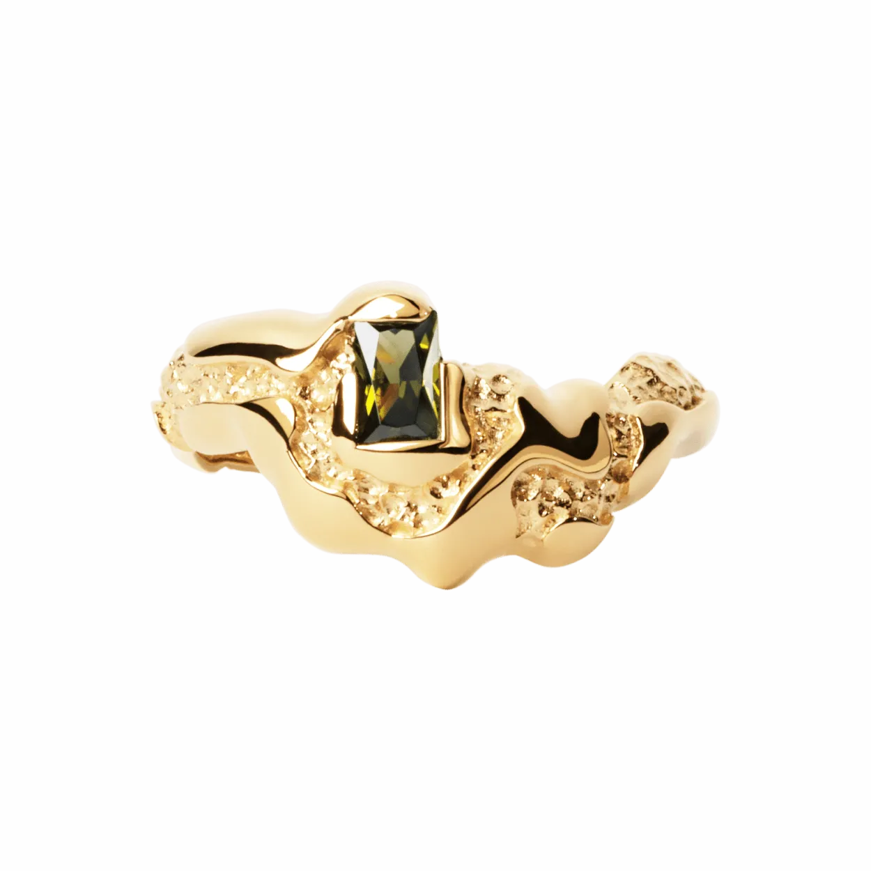 CAMILLE MELLEM CONTRAST RING FORGYLDT SØLV - MCOR-FG