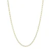 CARRÉ CHAIN GANG HALSKÆDE SØLV FORGYLDT - FC 4329 38+2