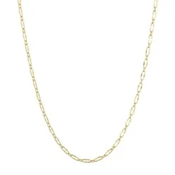 CARRE CHAIN GANG SØLV FORGYLDT HALSKÆDE - FC 4328 38+2