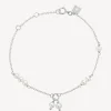 CARRÉ EIFFEL SØLV ARMBÅND MED PERLER - SB 4364 BI 16+1,5+1,5