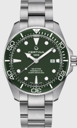 CERTINA DS ACTION GRØN SKIVE - C0326071109100