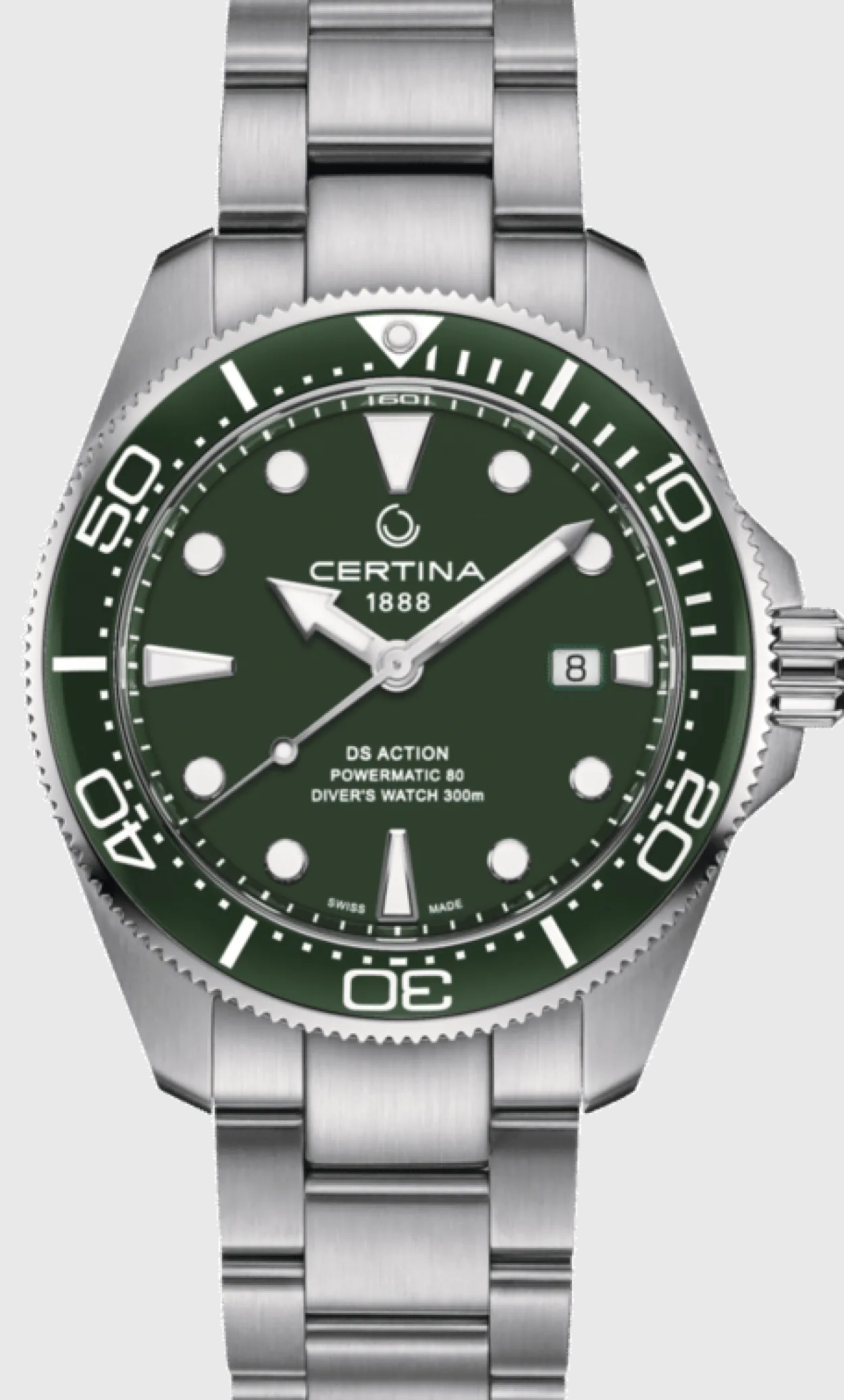 CERTINA DS ACTION GRØN SKIVE - C0326071109100