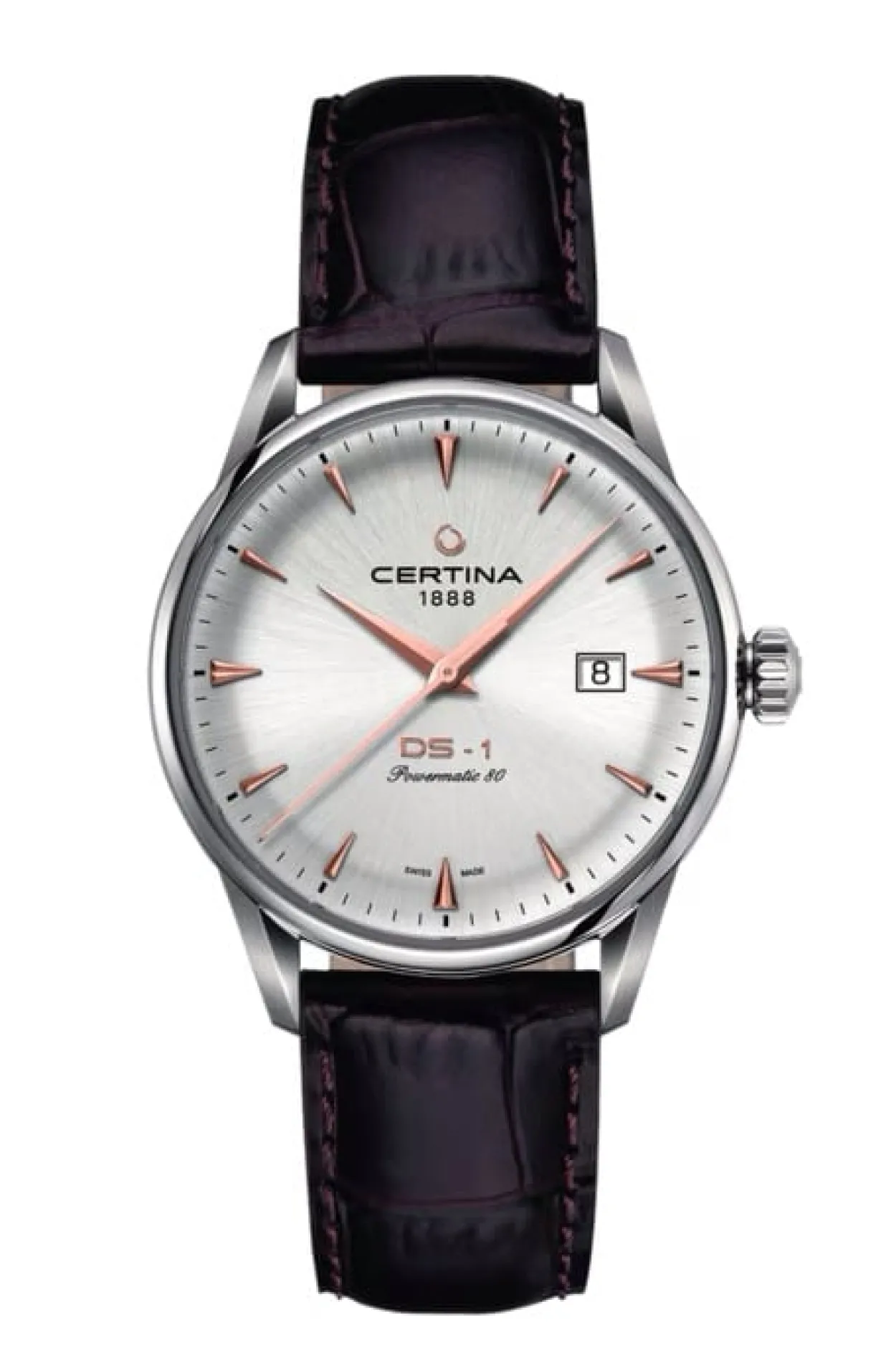 CERTINA DS 1 POWERMATIC UR HERRE STÅL - C0298071603101