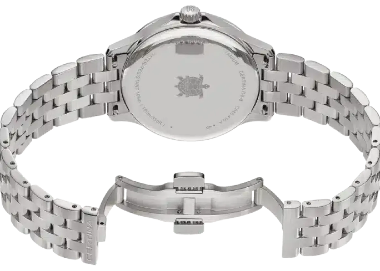 CERTINA DS 8 TITAN BLÅ SKIVE - C0454104404100
