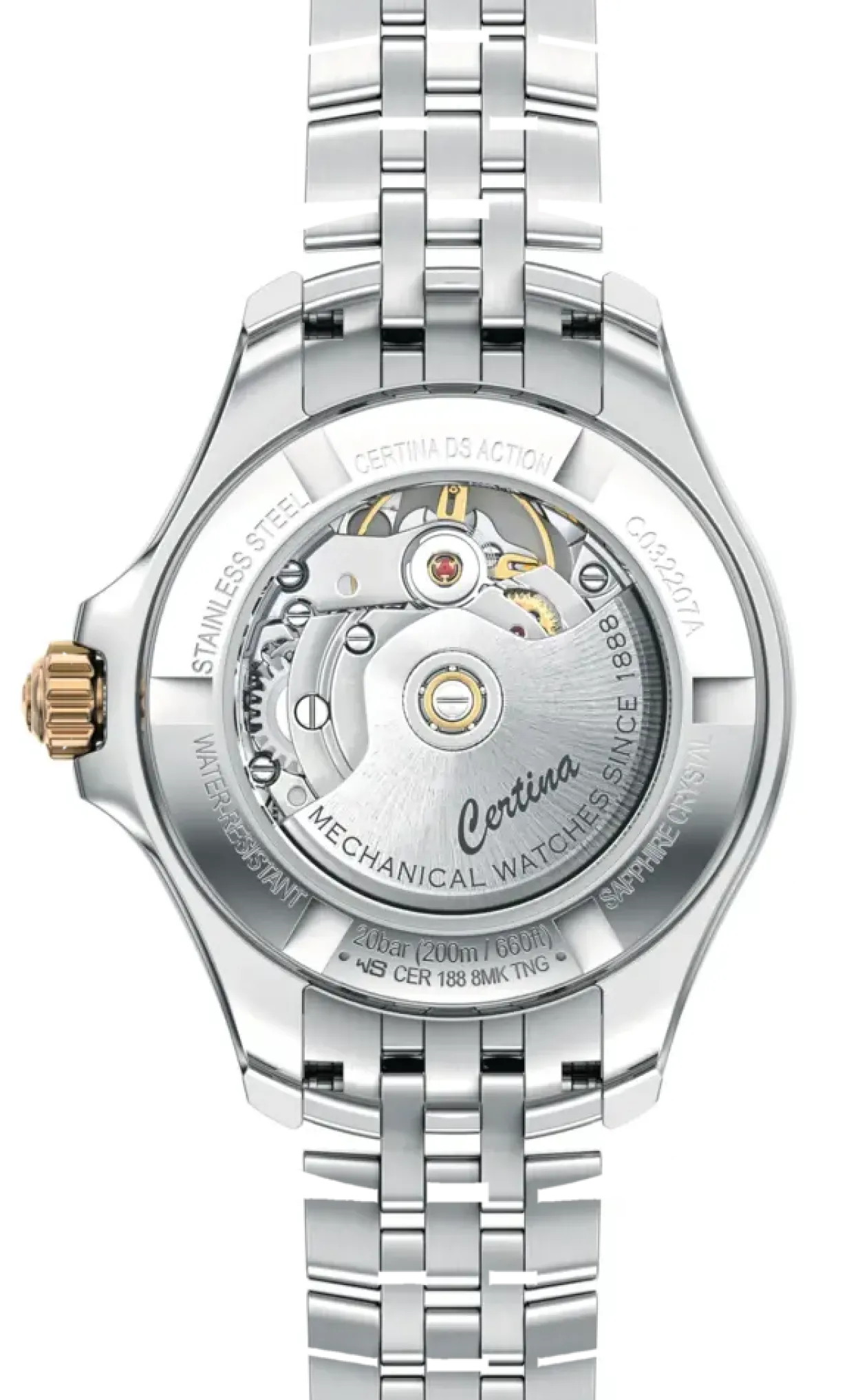 CERTINA UR DS ACTION AUTOMATIC MED POWERMATIC 80 VÆRK - C0322072229600