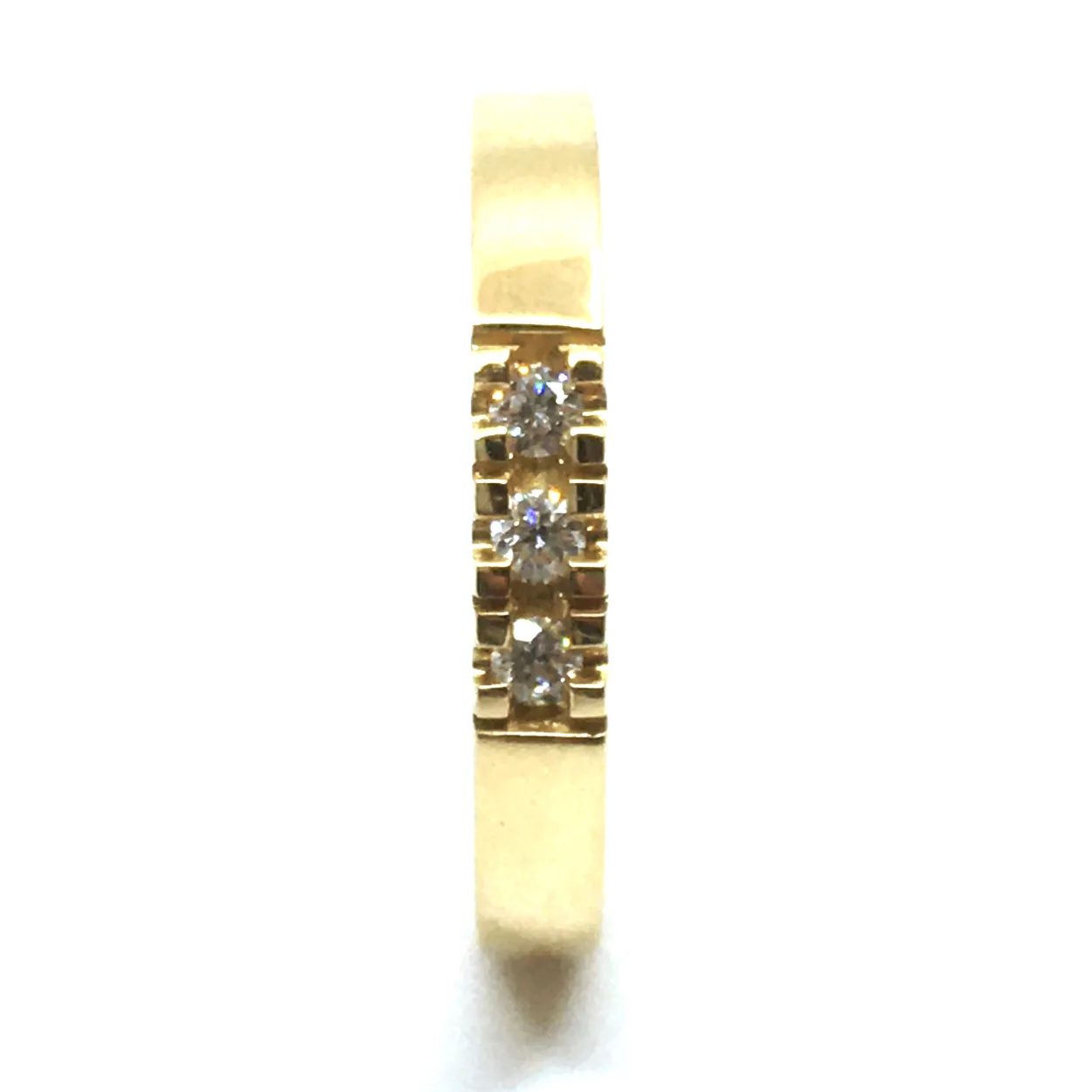 CHRISTOFFERSEN JEWELLERY ALLIANCE RING 14 KARAT GULD MED 3 BRILLANTER - 5000915
