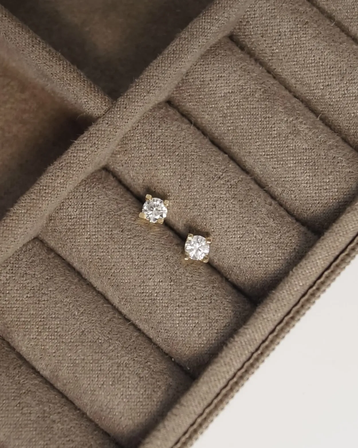 CHRISTOFFERSEN JEWELLERY EVA ØRESTIKKER 14 KARAT GULD MED 2 X 0,20 CARAT BRILLANT – 3000162