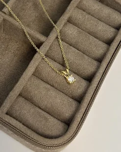 CHRISTOFFERSEN JEWELLERY EVA VEDHÆNG 14 KARAT GULD MED BRILLANT 0,25 CARAT – 4000178